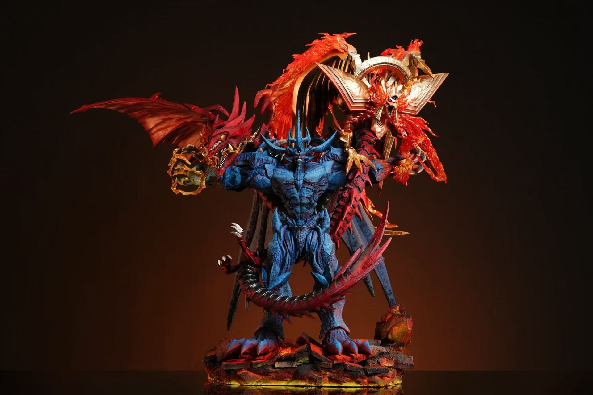 Yu-Gi-Oh! — Obelisk the Tormentor The Winged Dragon of Ra Slifer the Sky Dragon (Four Horsemen Studio)