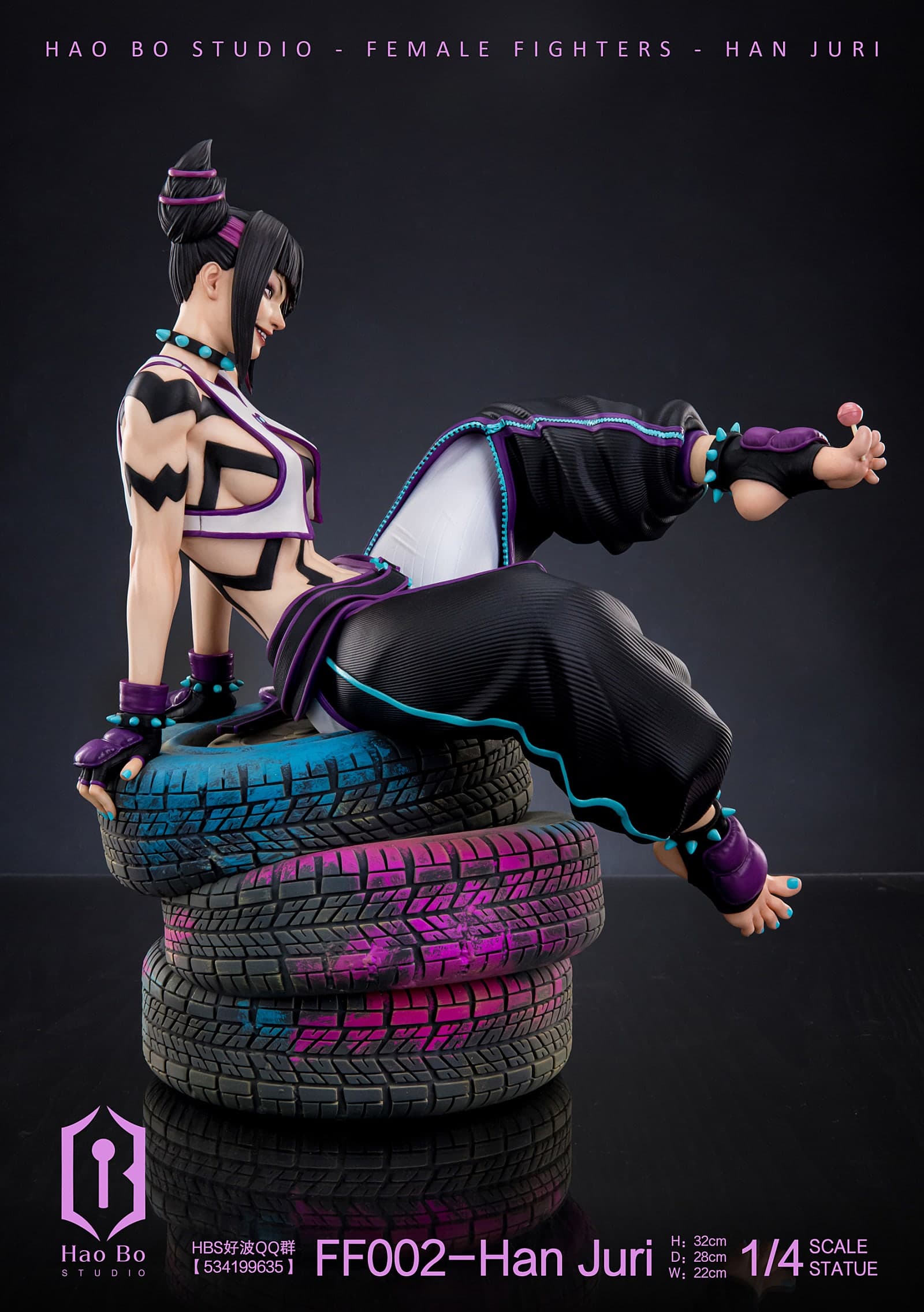 Street Fighter / Street Fighter 6 / Fighting Heroines Series — Juri Han 1/4 Scale (HaoBo Studio)
