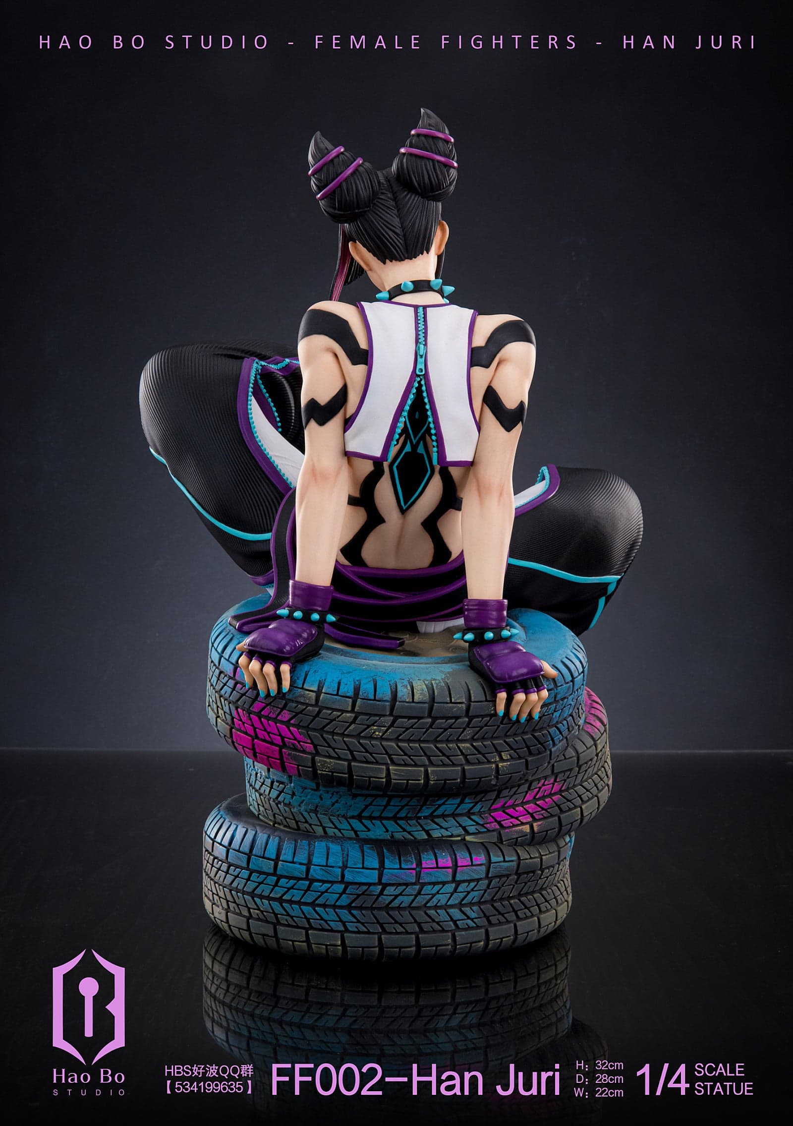 Street Fighter / Street Fighter 6 / Fighting Heroines Series — Juri Han 1/4 Scale (HaoBo Studio) - 2