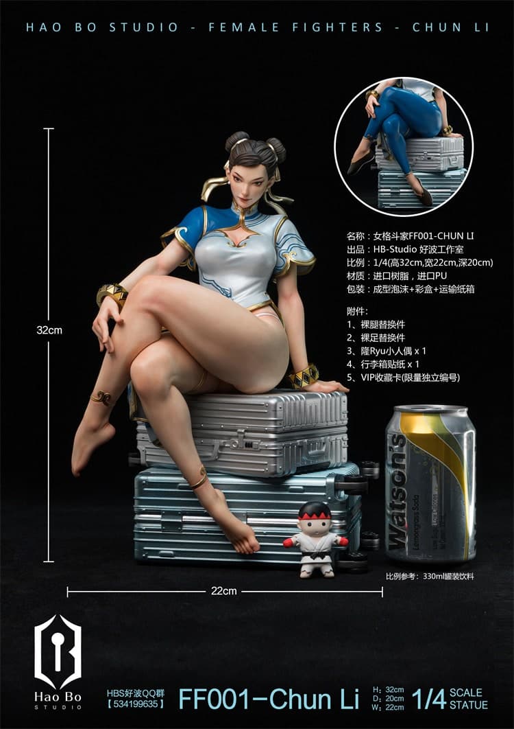 Street Fighter / Street Fighter 6 / Fighting Heroines Series — Chun-Li 1/4 Scale (HaoBo Studio) - 10