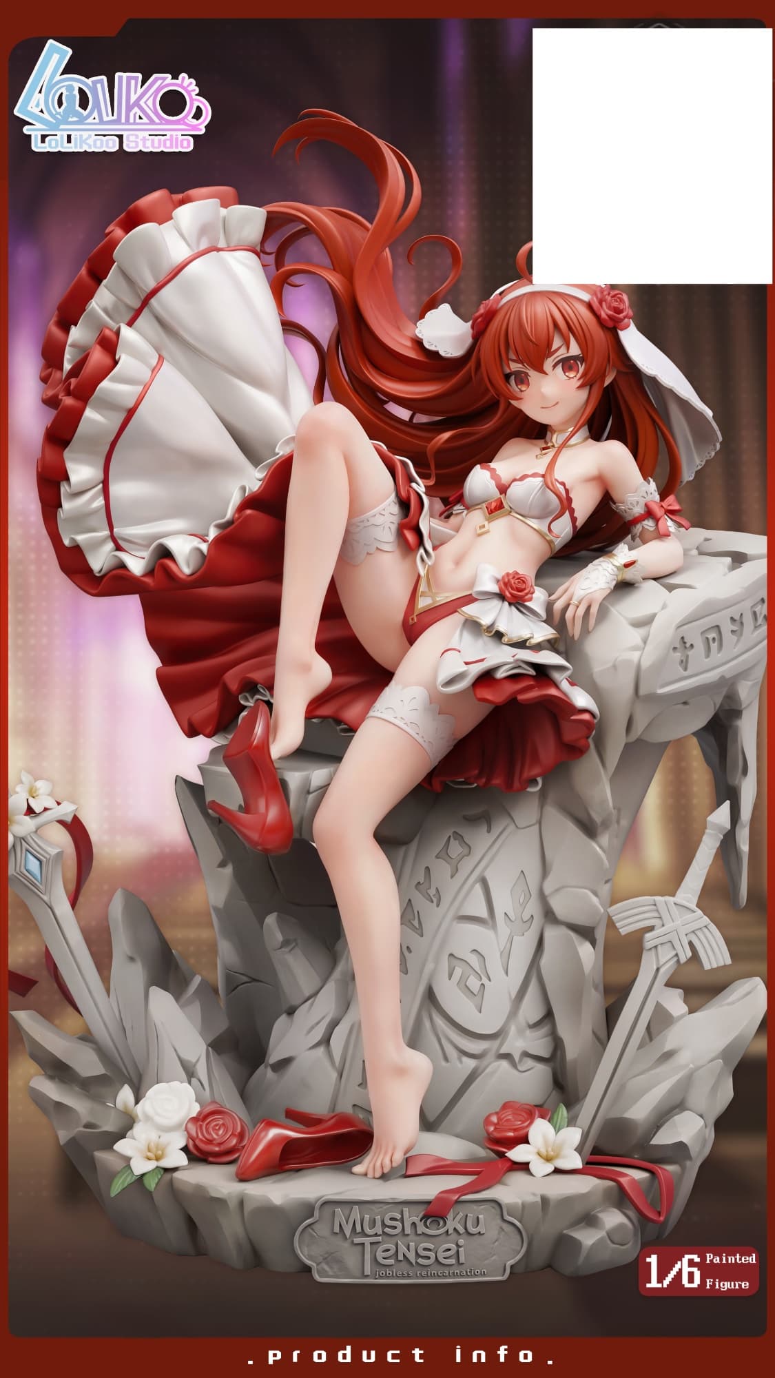 Mushoku Tensei: Jobless Reincarnation / Bridal Series — Eris Greyrat 1/6 Scale (Lolikoo Studio) - 7