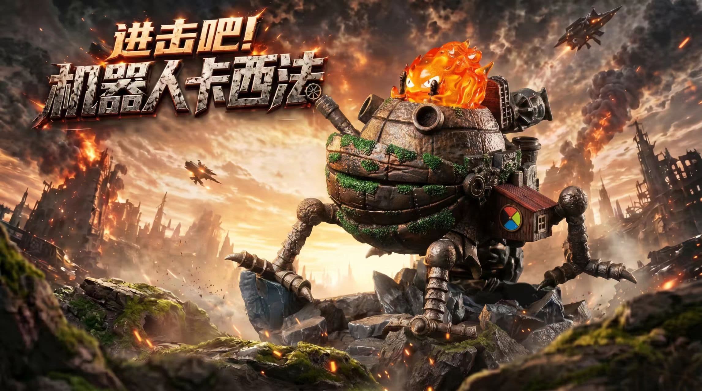 Howl's Moving Castle — Robot Calcifer (LongMiao Studio)