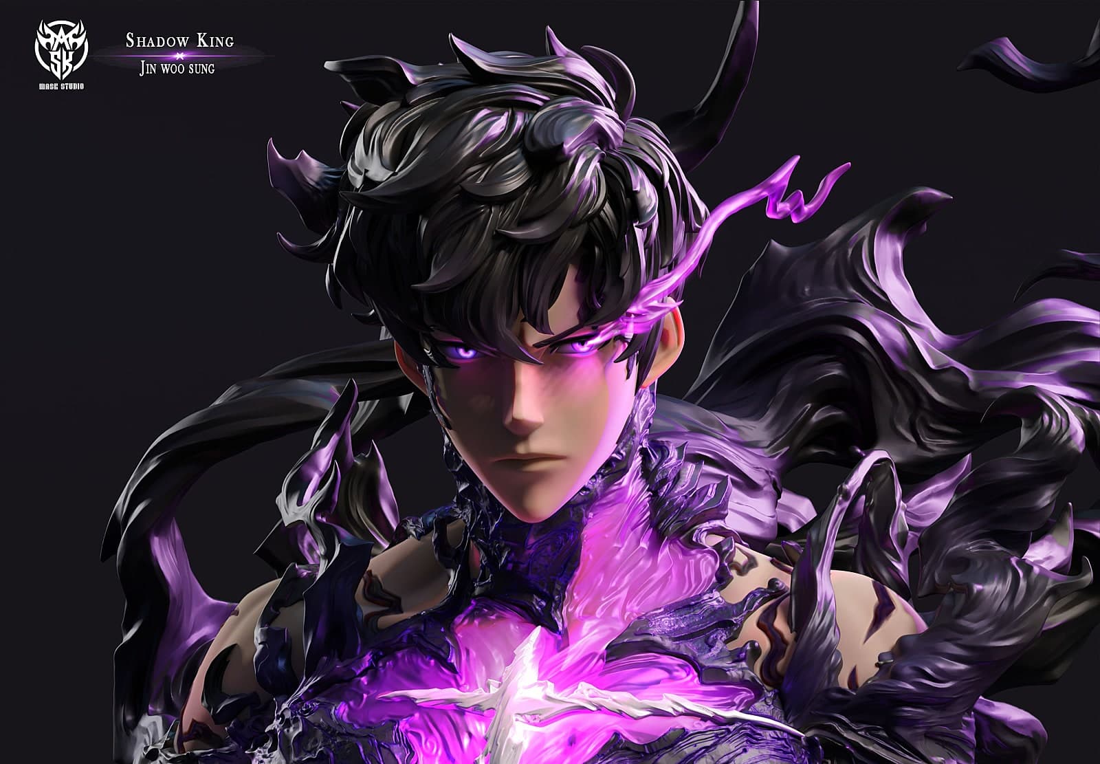 Solo Leveling — Shadow Lord / Shadow Monarch Sung Jin-woo 1/6 Scale (Mask Studio) - 10