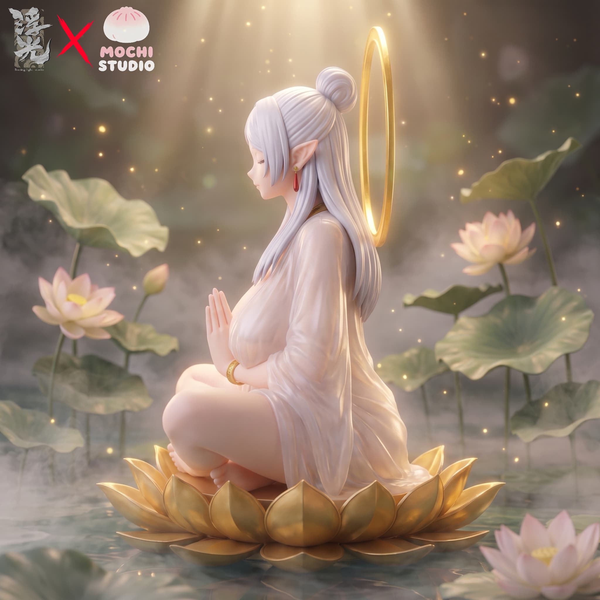 Frieren: Beyond Journey's End — Cosplay Ver Frieren Guanyin / Avalokiteshvara 1/6 Scale (Floating Light Studio × MOCHI Studio) - 6