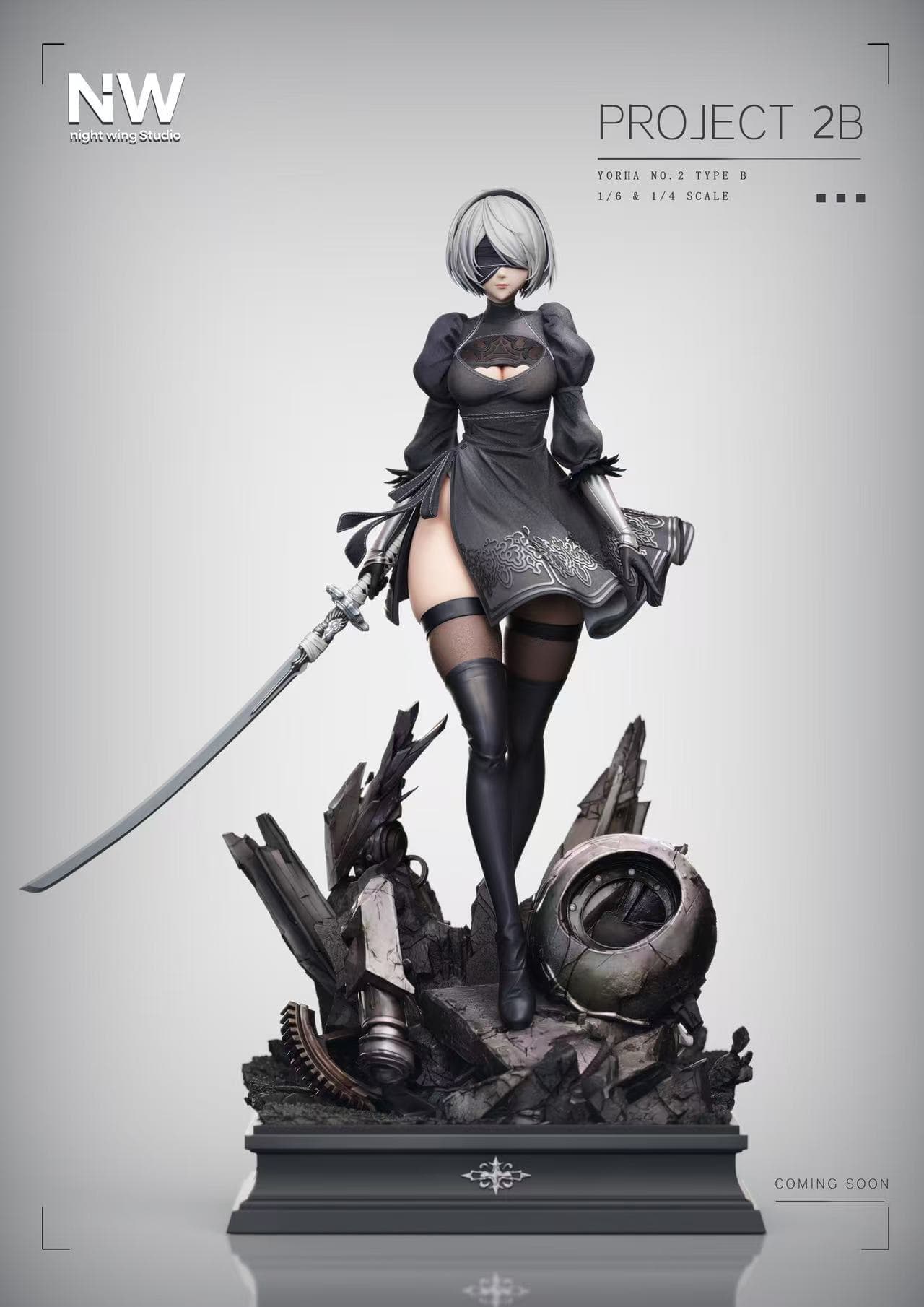 니어: 오토마타 2B 1/6 스케일