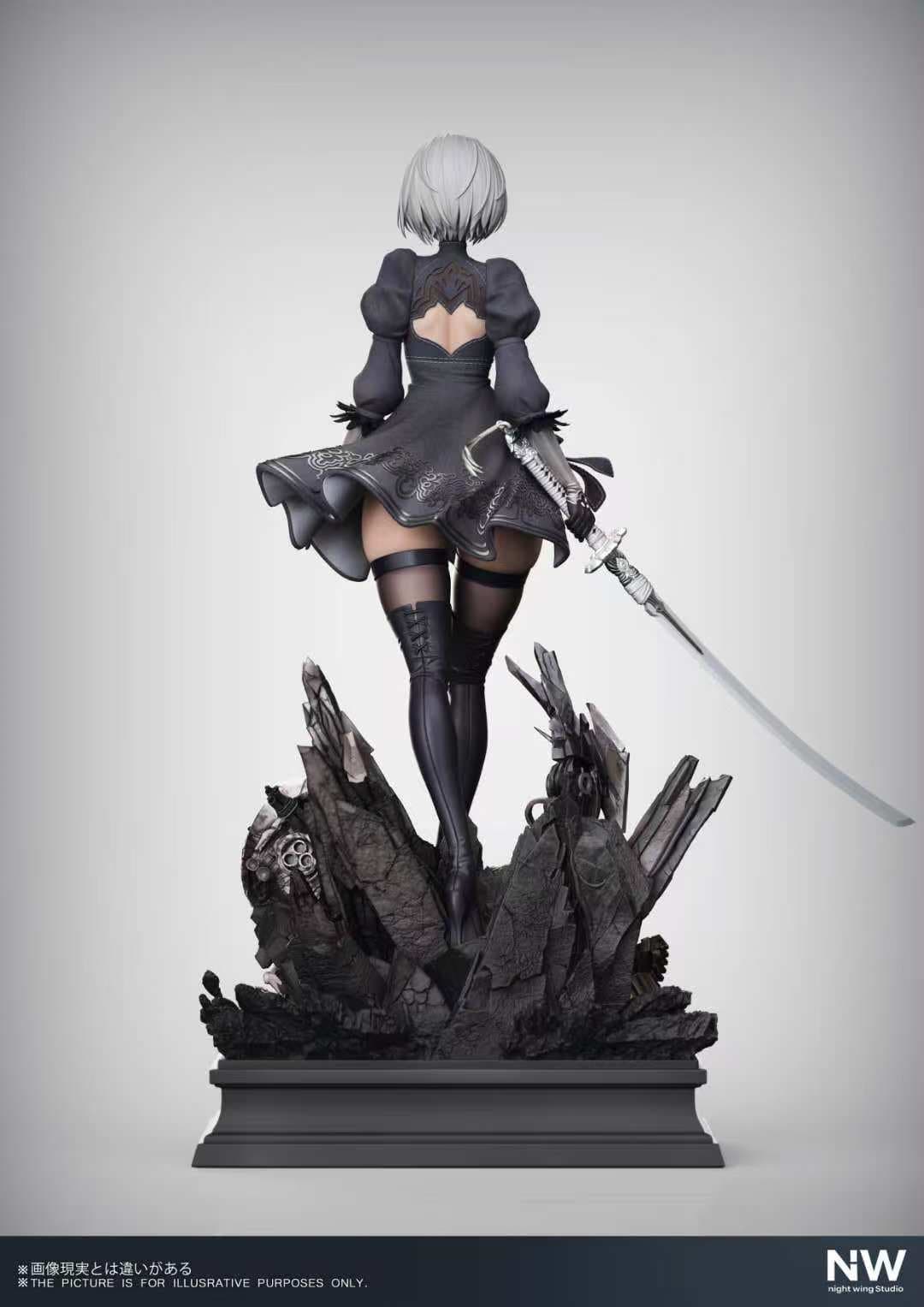 니어: 오토마타 2B 1/6 스케일 - 5