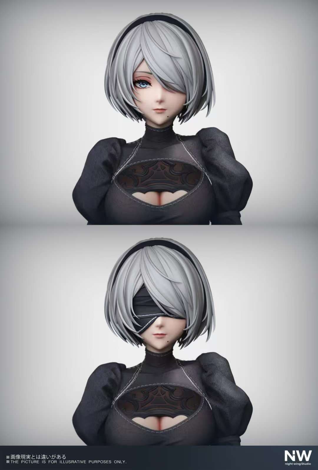 니어: 오토마타 2B 1/6 스케일 - 8