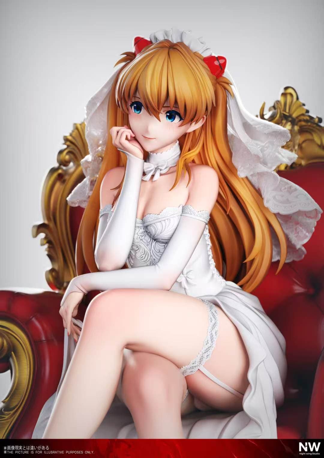 아스카 랑그레이 웨딩 버전 1/6 스케일