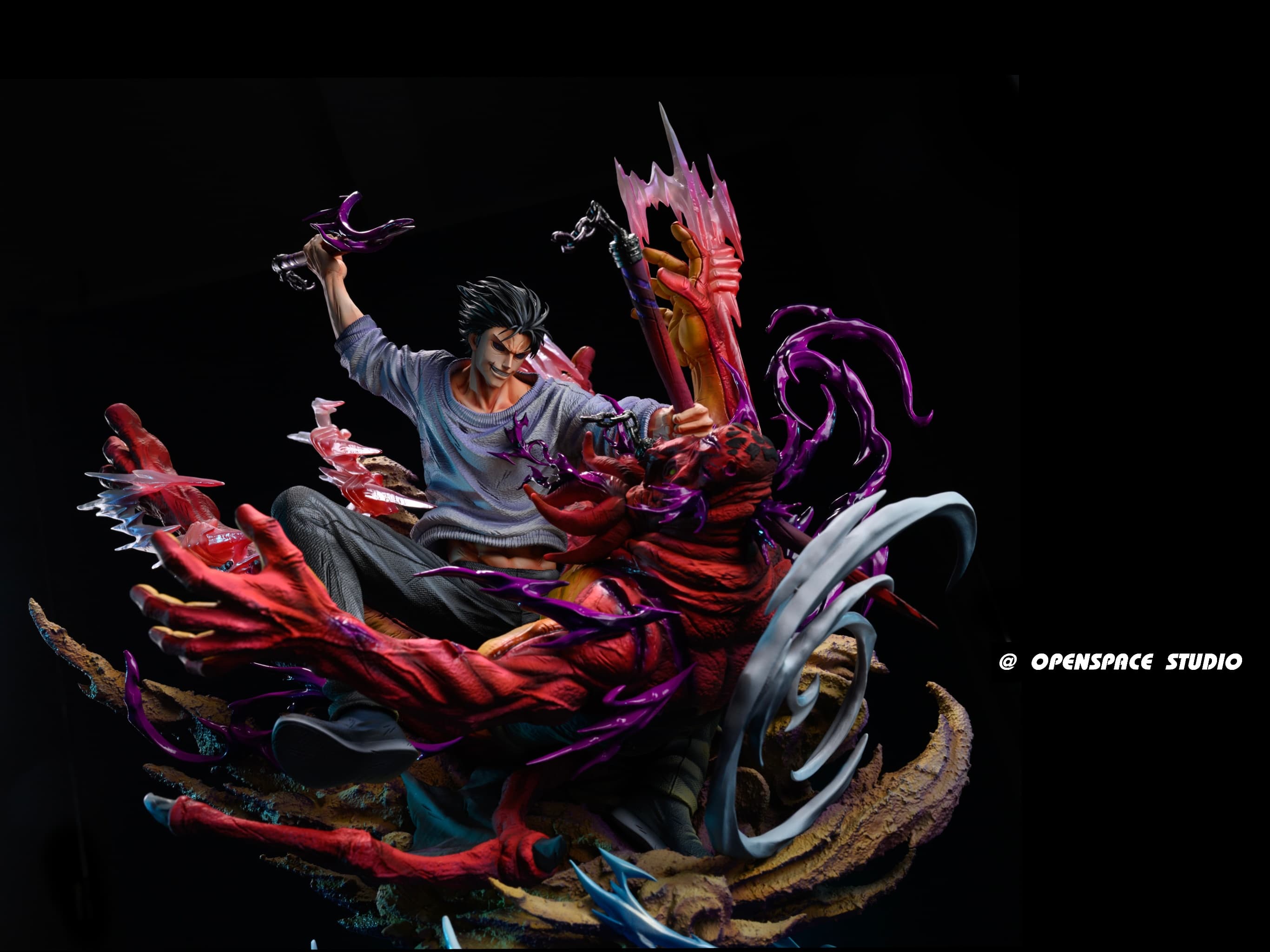 Jujutsu Kaisen / Duel Series / Versus Series — Heavenly Restriction Tyrant Toji Fushiguro / The Sorcerer Killer Dagon 1/6 Scale (OpenSpace Studio) - 3