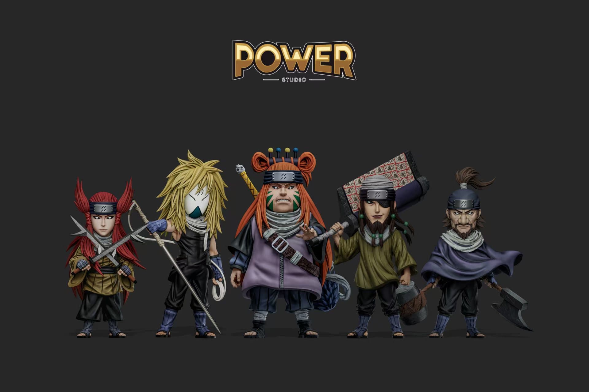 Naruto / Seven Ninja Swordsmen of the Mist — Jinpachi Munashi WCF Style (Power Studio) - 2