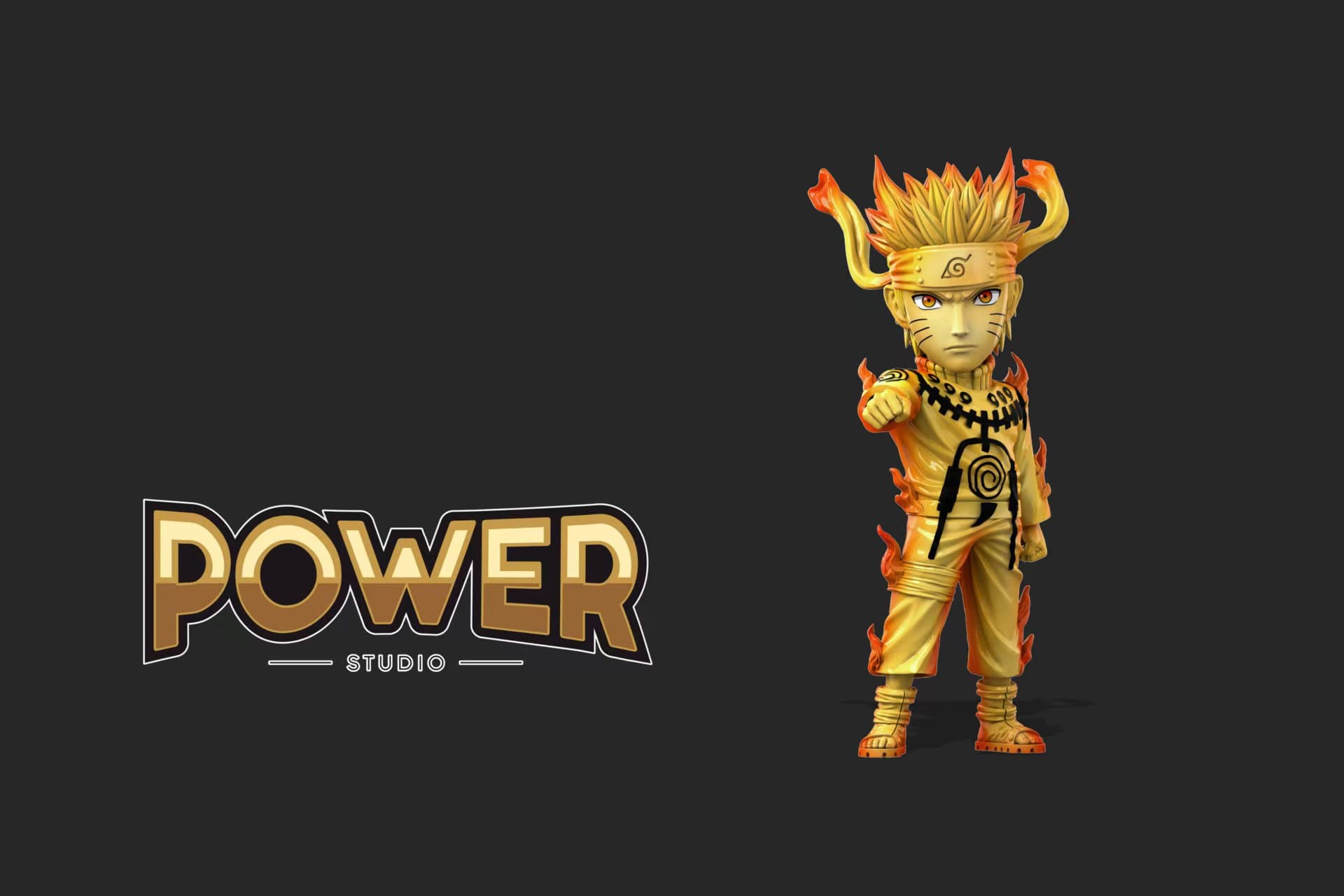 Naruto — Nine-Tails Chakra Mode Uzumaki Naruto WCF Style (Power Studio) - 2