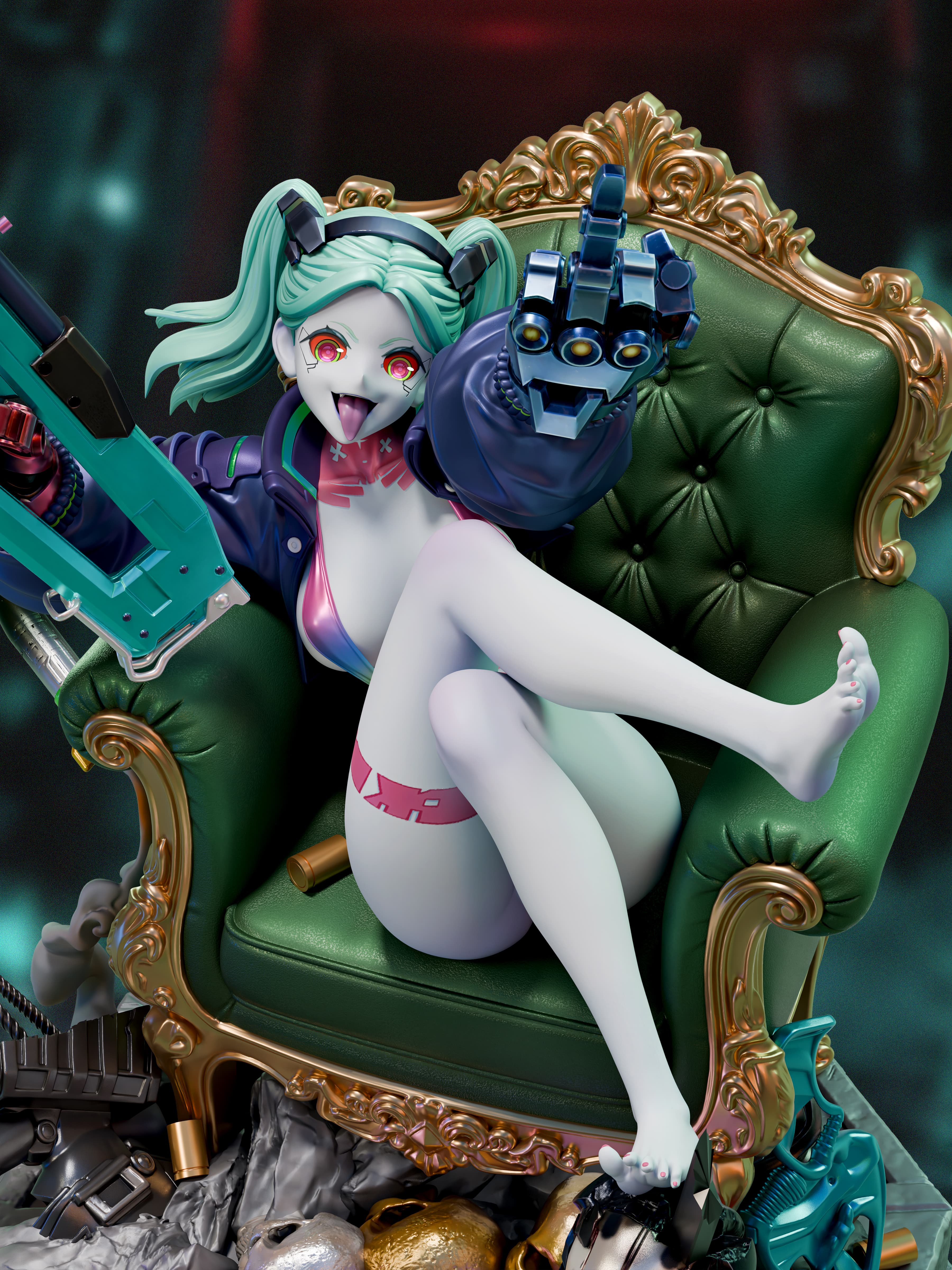 Cyberpunk: Edgerunners — Rebecca 1/4 Scale (Reflection Studio) - 2