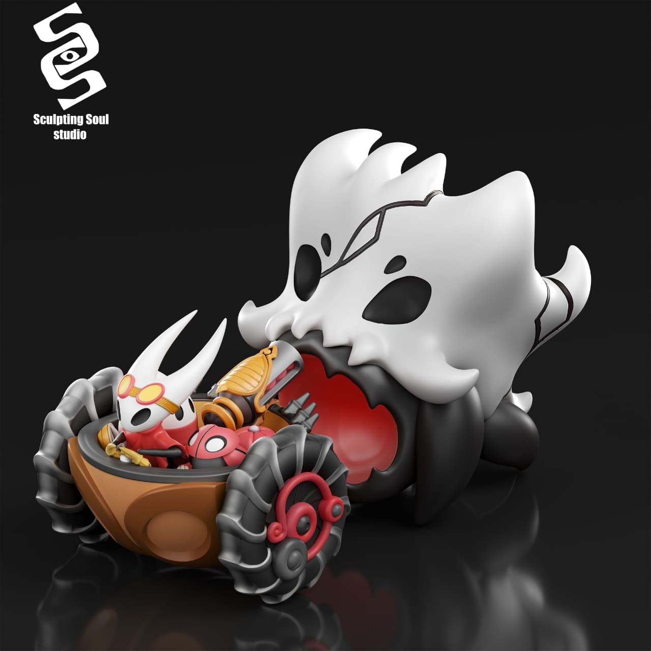 Hollow Knight / Hollow Knight: Silksong — What If: Rescuing Pilby Hornet (Sculpting Soul Studio)