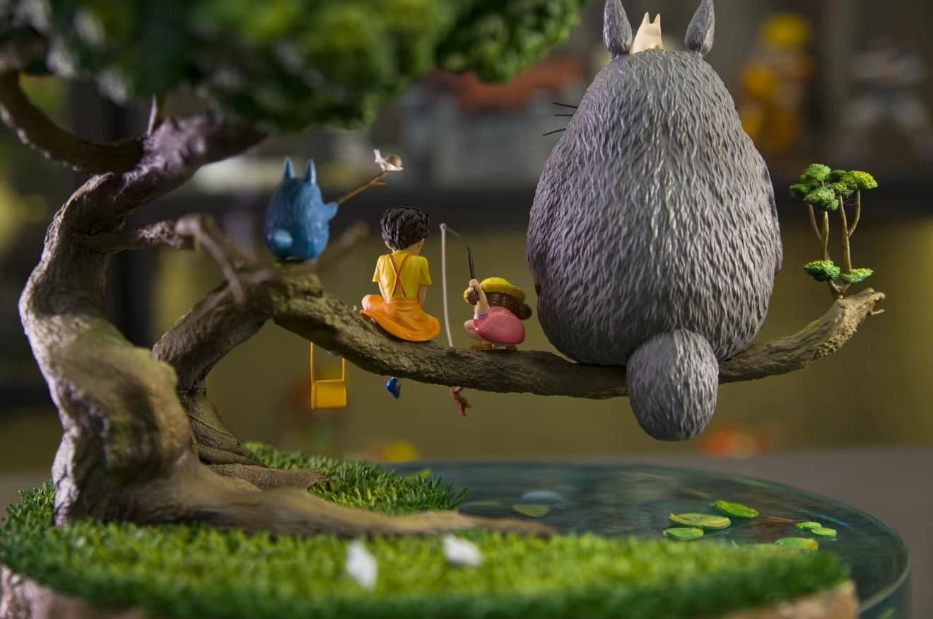My Neighbor Totoro — fishing Totoro Mei Kusakabe Satsuki Kusakabe (T-one Studio) - 3