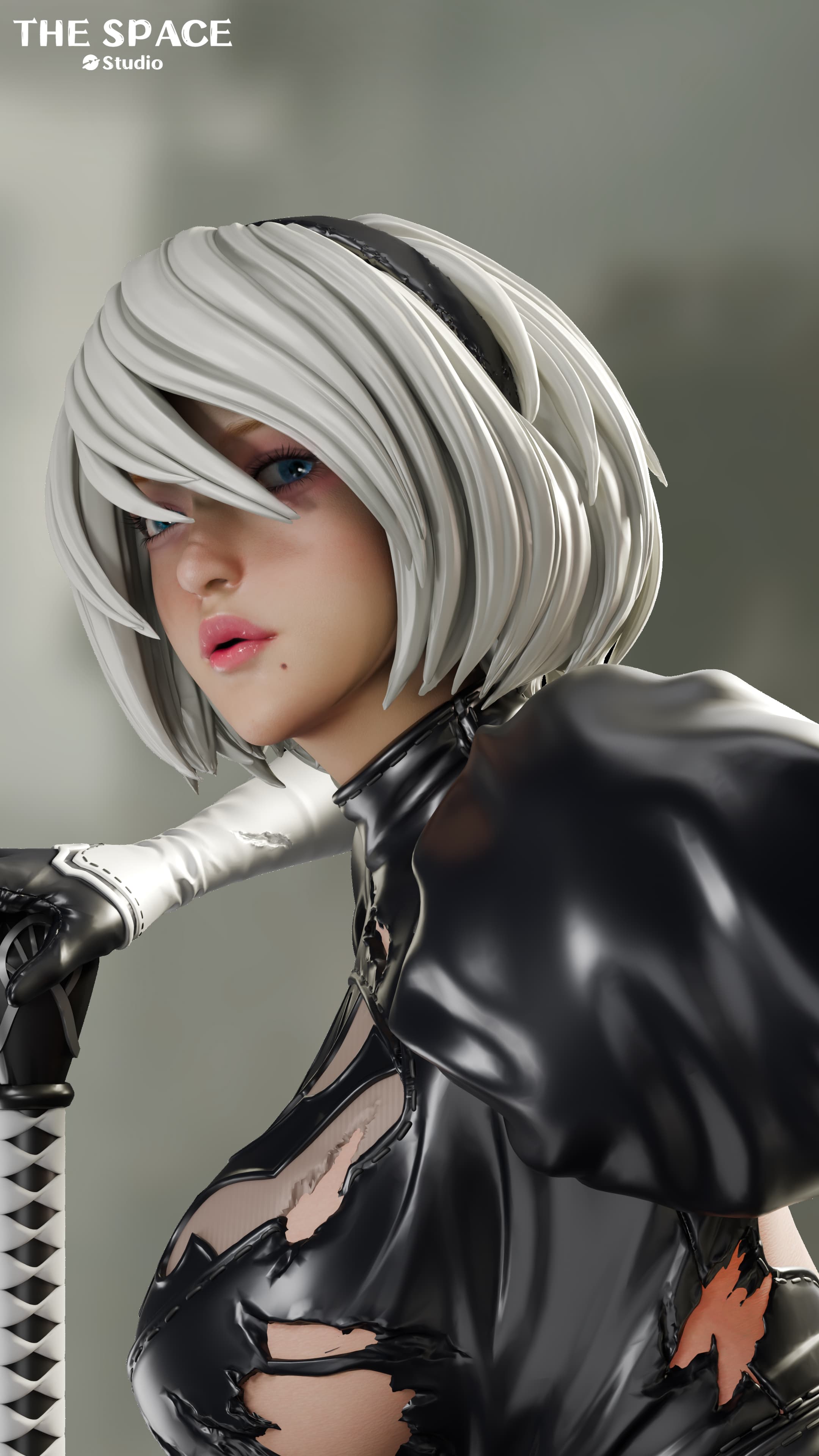 니어: 오토마타 2B 1/4 스케일 - 2