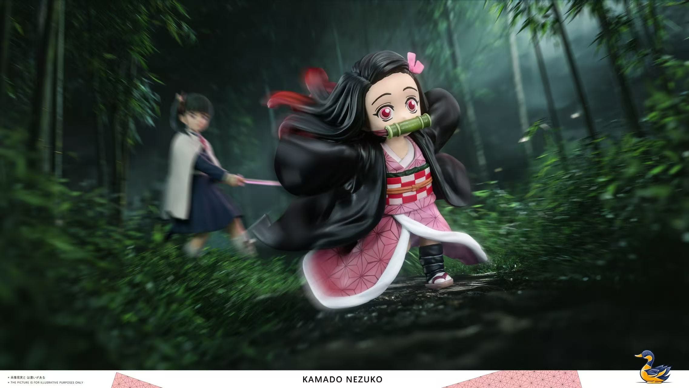 Demon Slayer: Kimetsu no Yaiba — Running Pose / Dash Pose Nezuko Kamado 1/6 Scale (YN Studio)